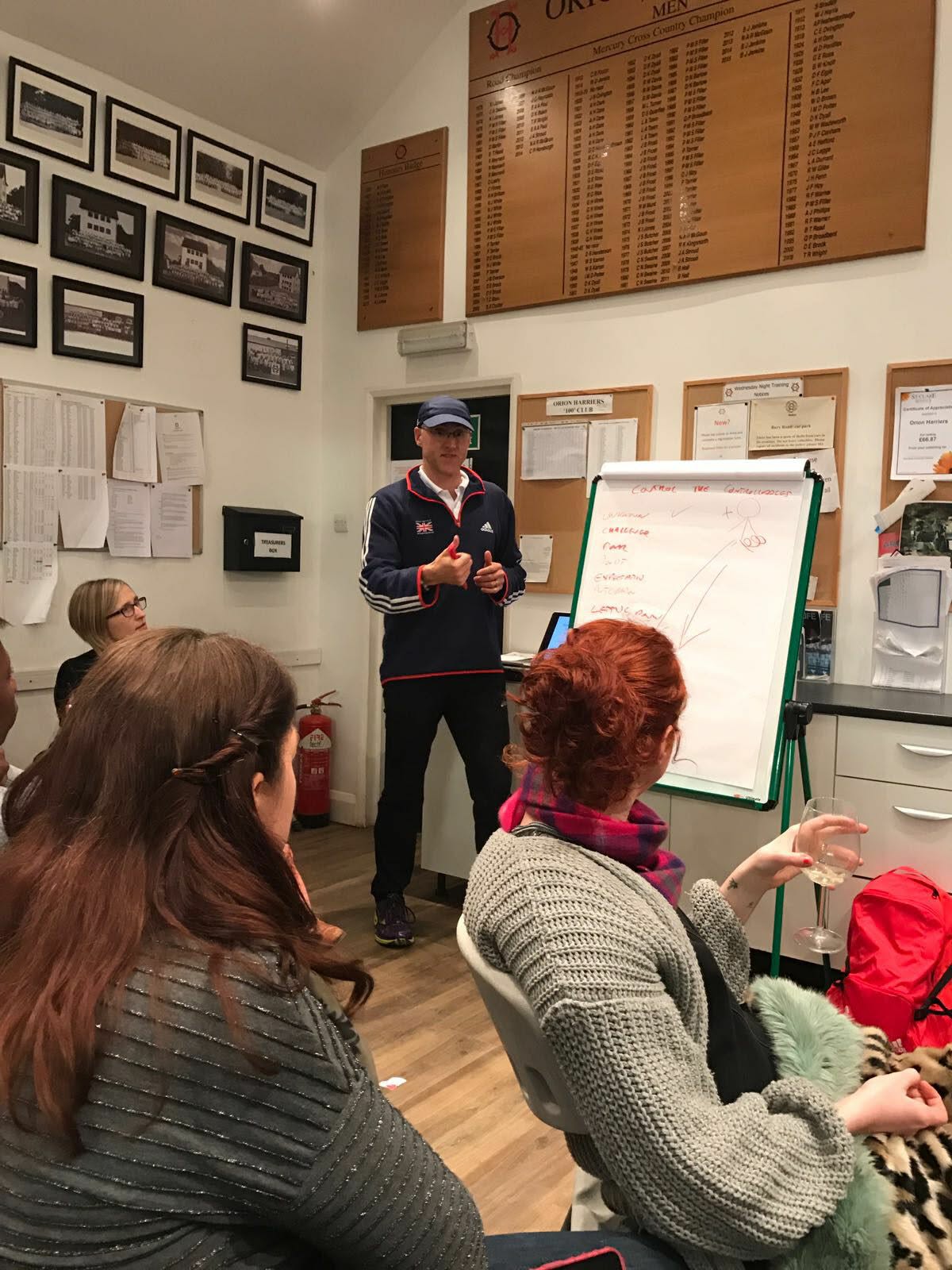 Andrew Bennett at a leadership event